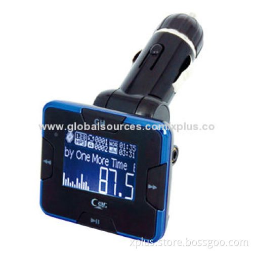 Car FM radio transmitter, supports multiple languages